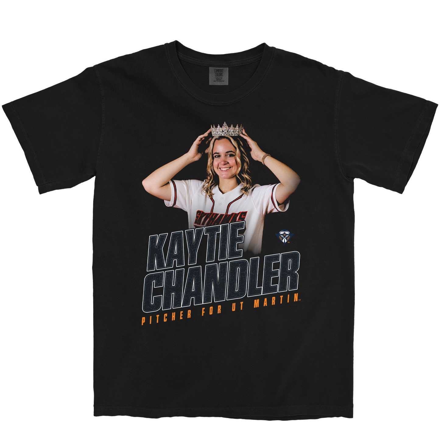 KAYTIE CHANDLER VINTAGE BLACK TEE
