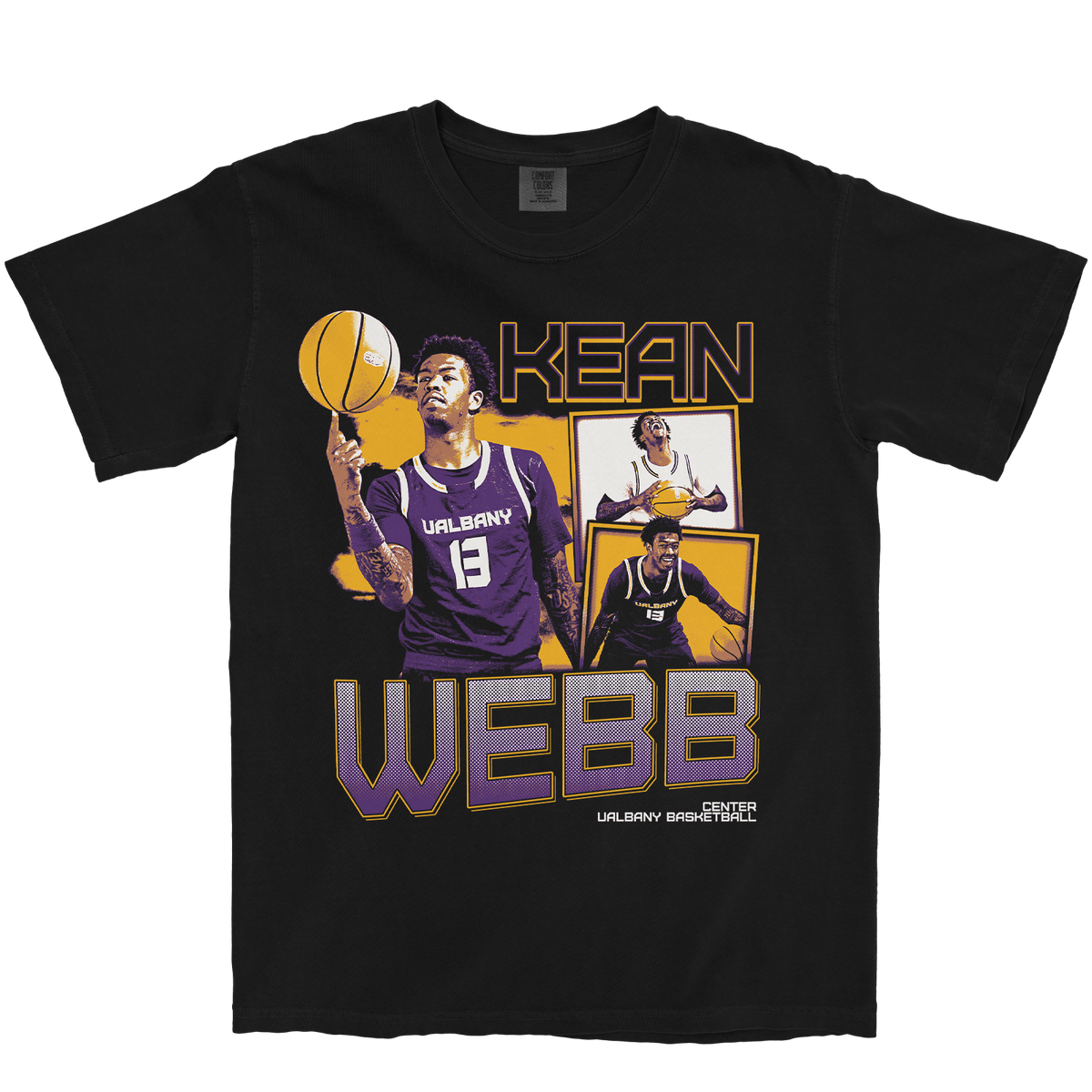 KEAN WEBB GRAPHIC BLACK TEE