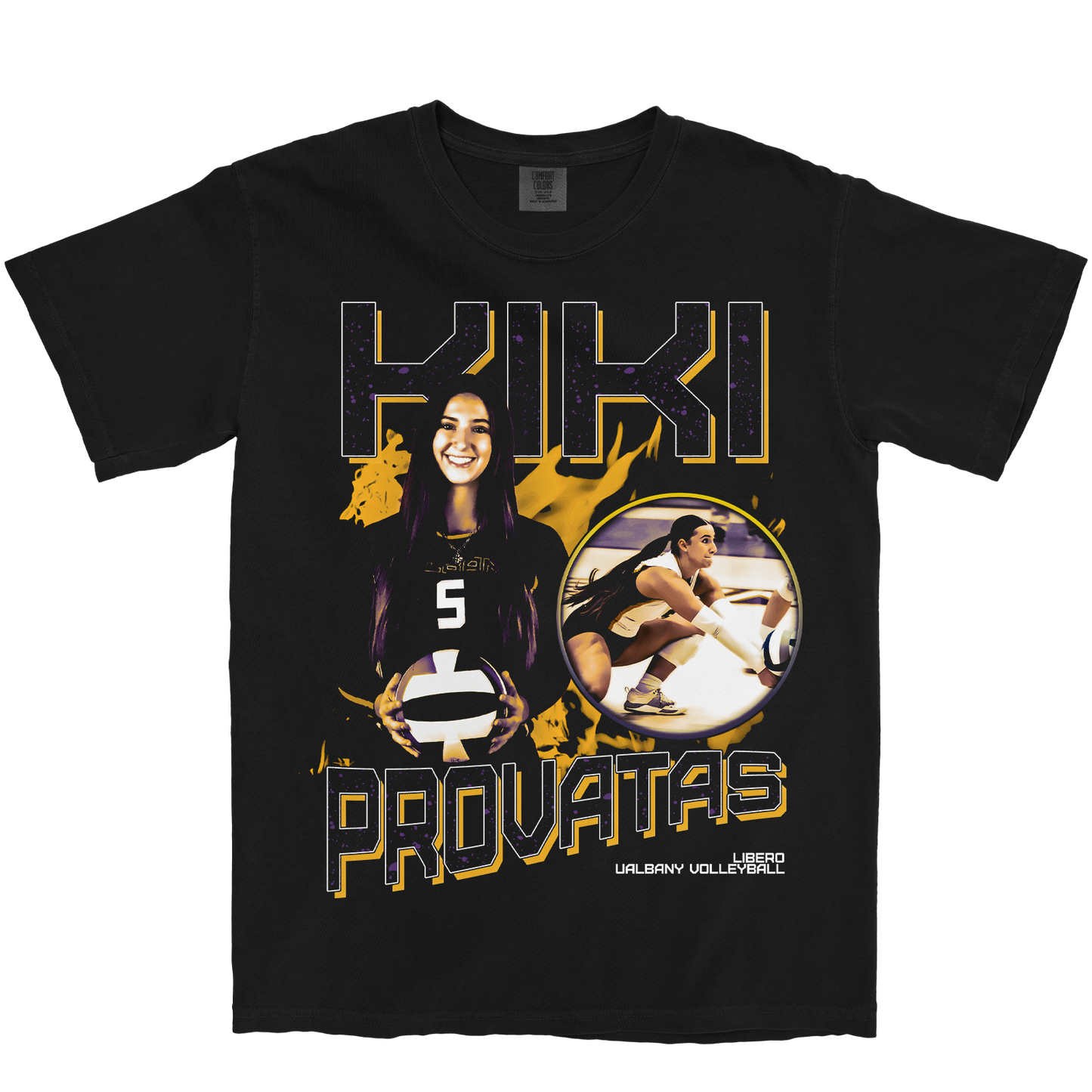 KIKI PROVATAS GRAPHIC BLACK TEE