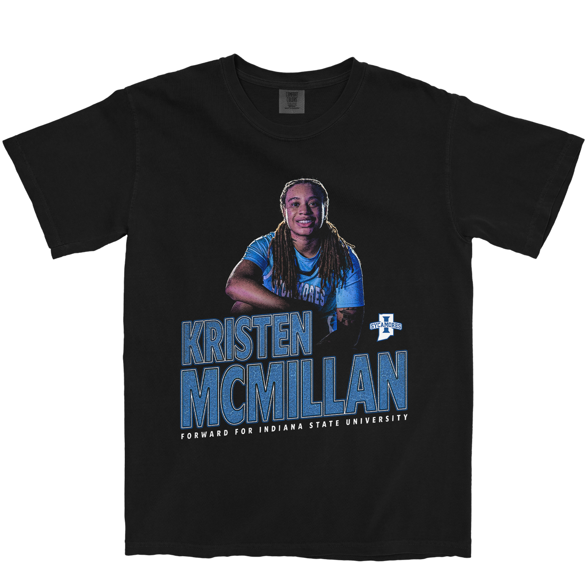 KRISTEN MCMILLAN VINTAGE BLACK TEE