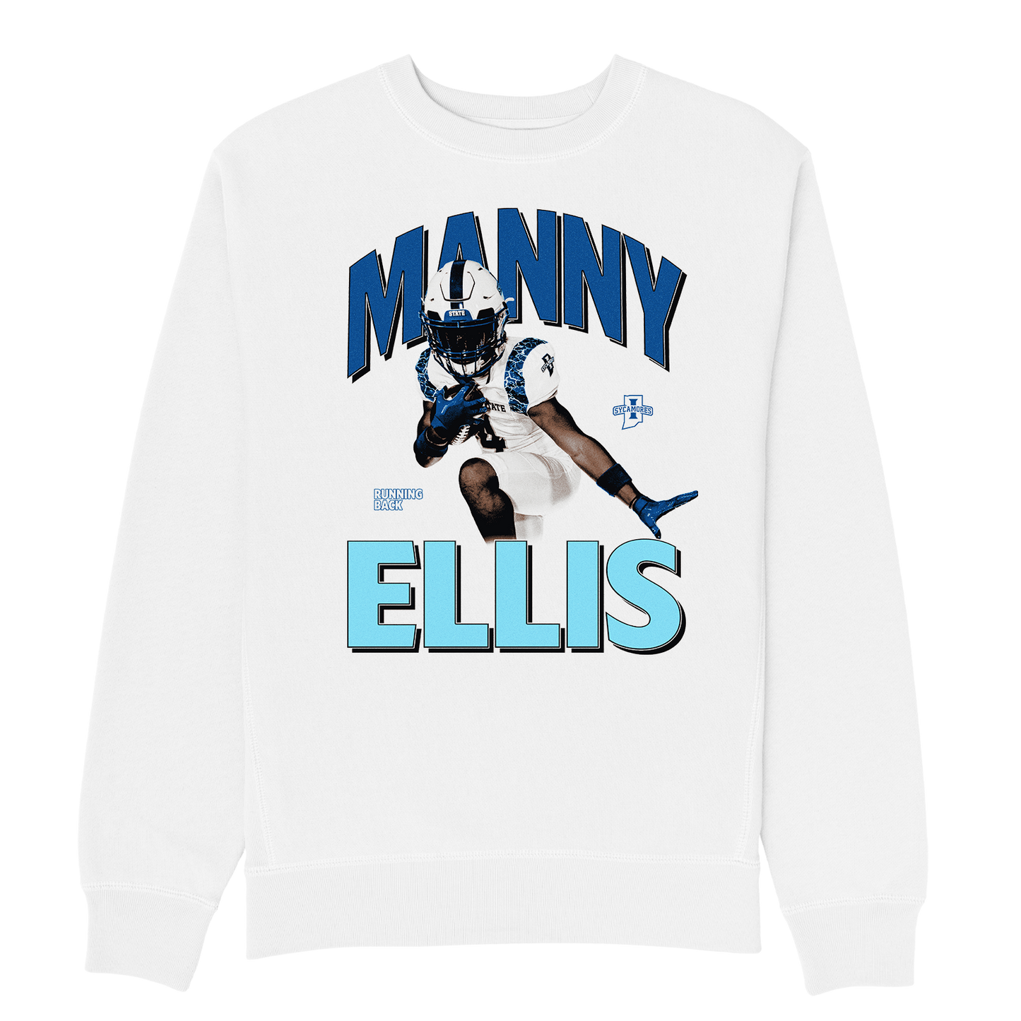MANNY ELLIS WHITE HEAVYWEIGHT CREWNECK