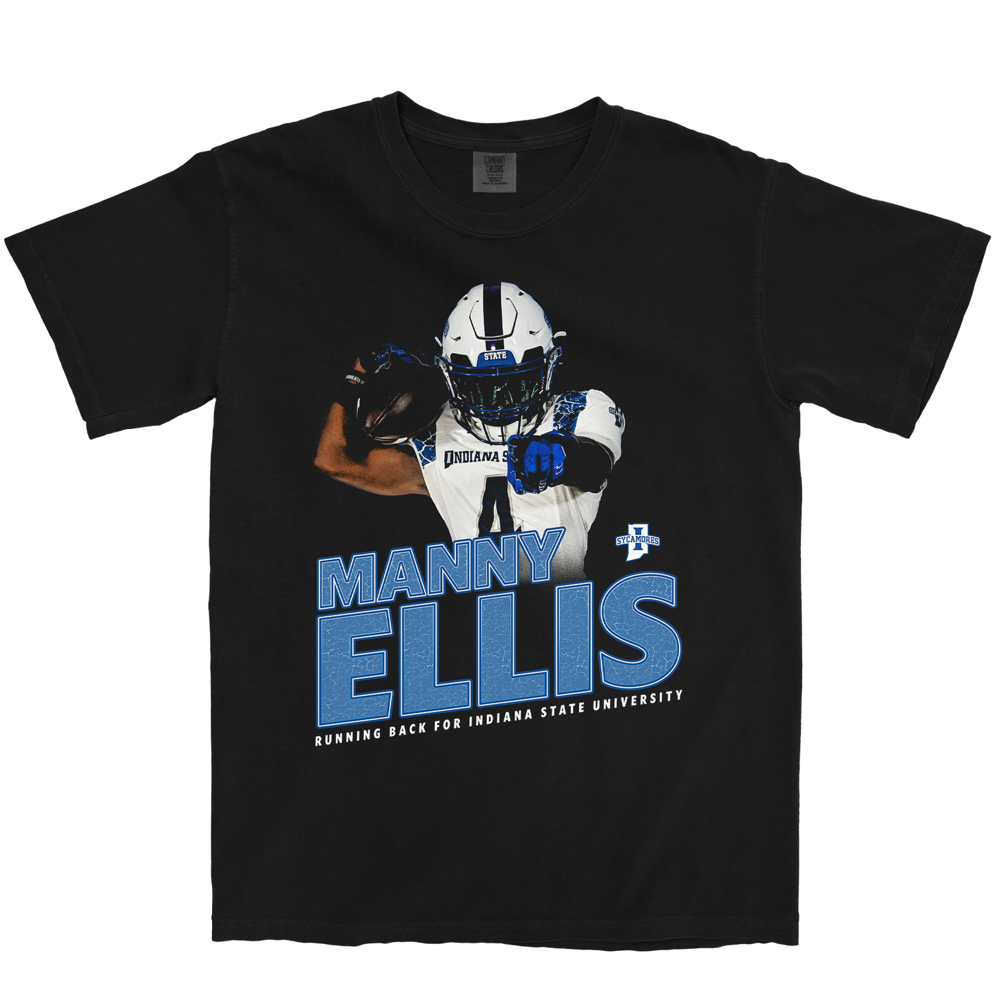 MANNY ELLIS VINTAGE BLACK TEE