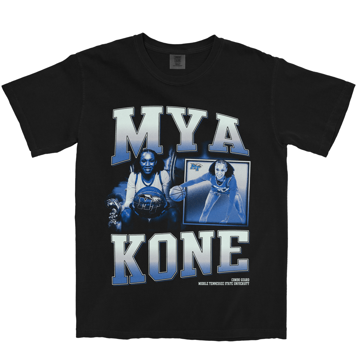 MYA KONE GRAPHIC BLACK TEE