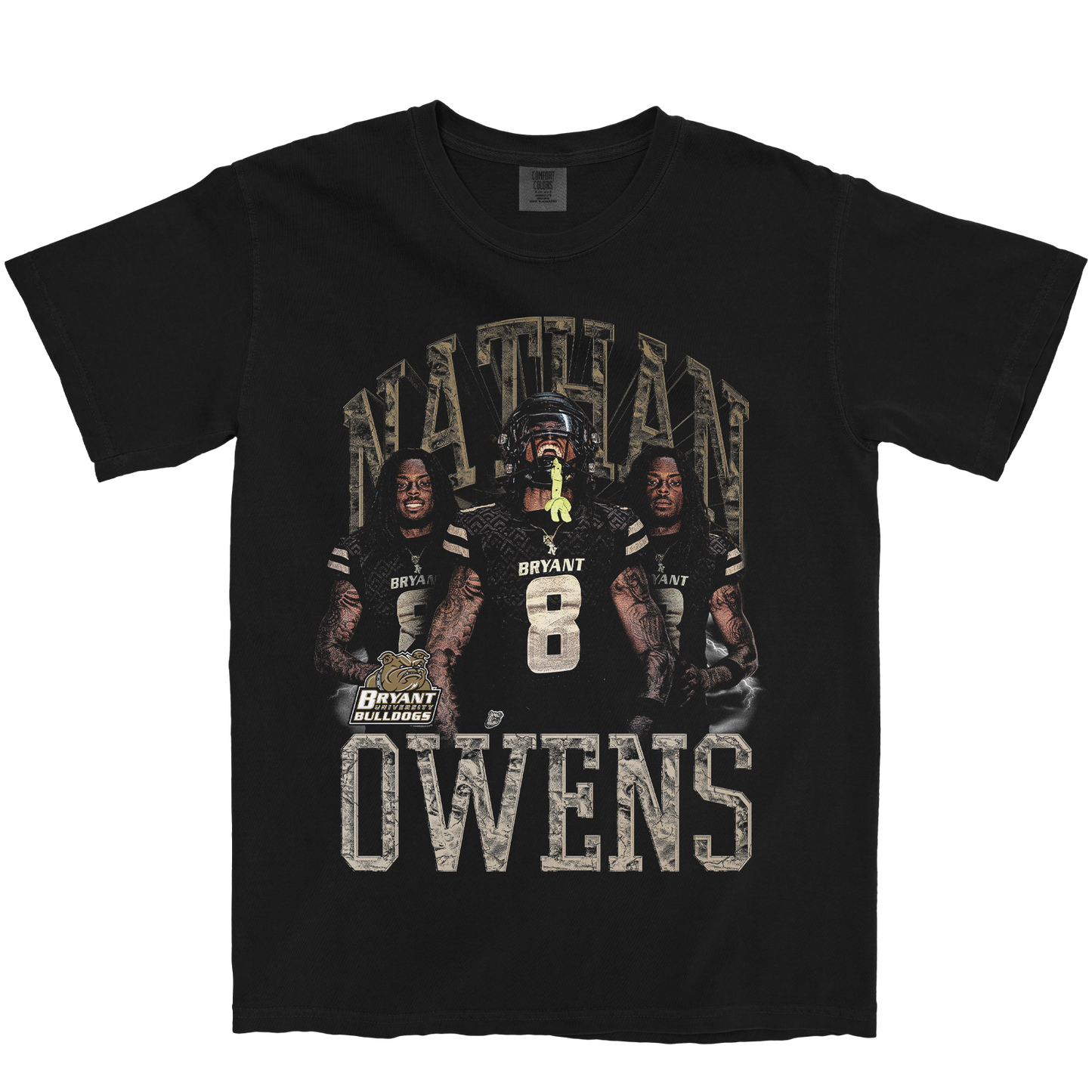 NATHAN OWENS GRAPHIC BLACK TEE