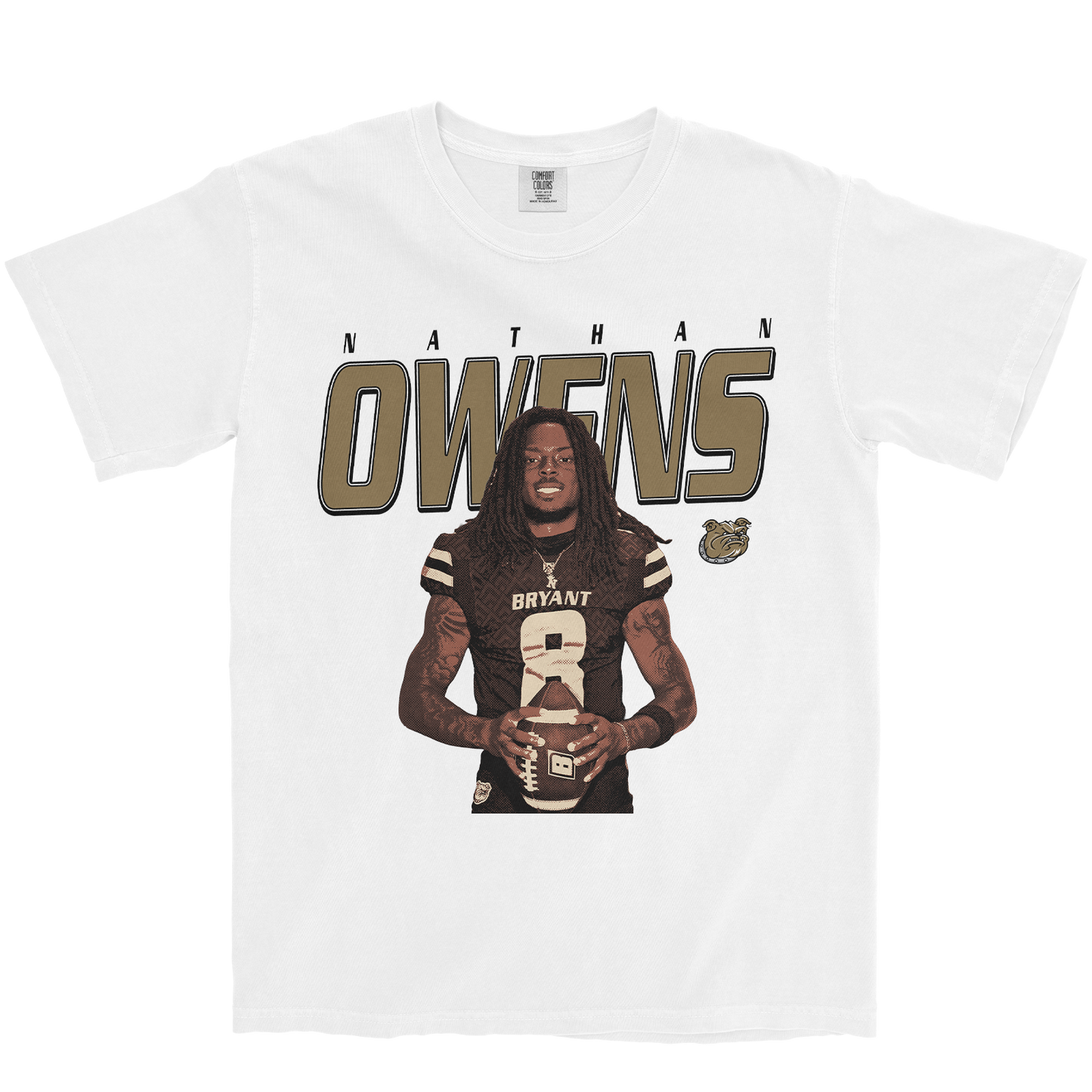 NATHAN OWENS RETRO WHITE TEE