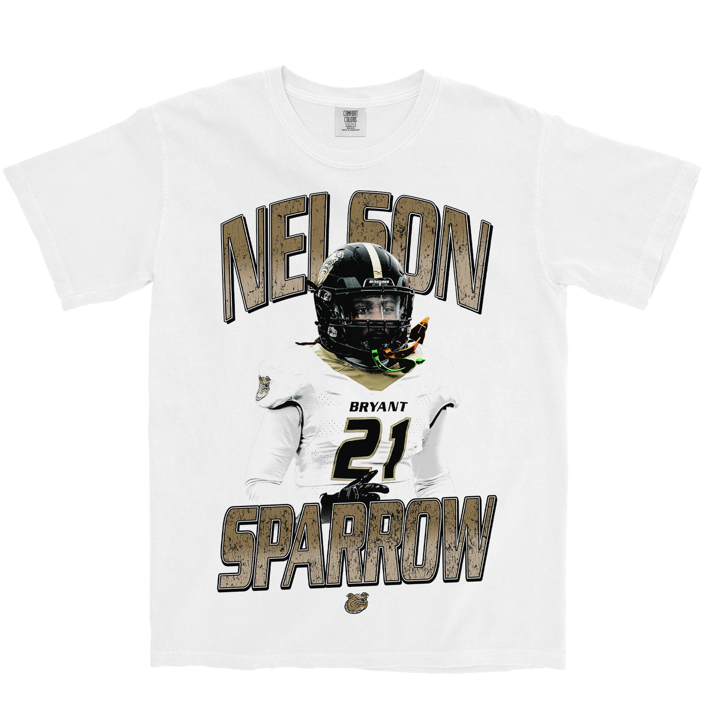 NELSON SPARROW VINTAGE WHITE TEE