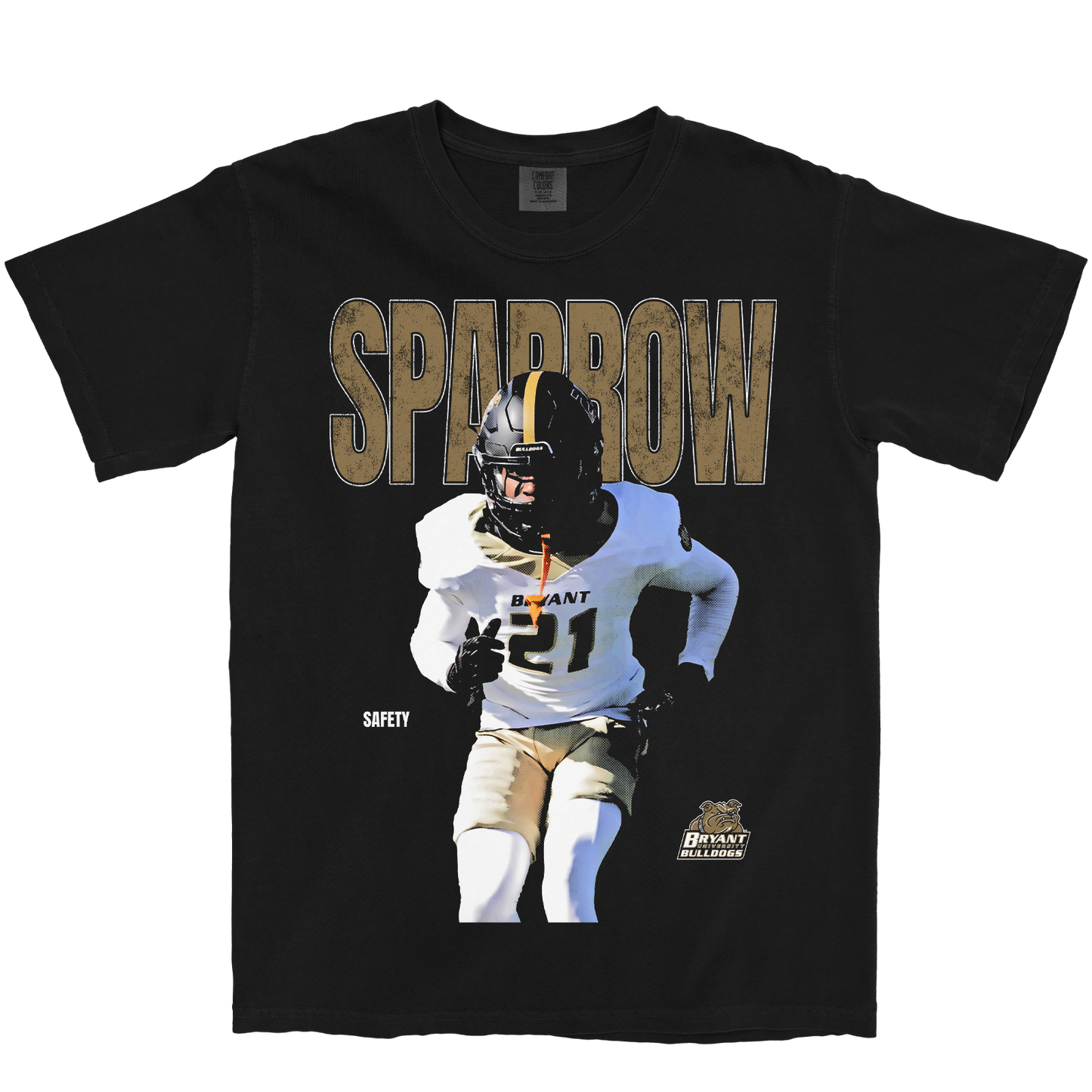 NELSON SPARROW VINTAGE BLACK TEE
