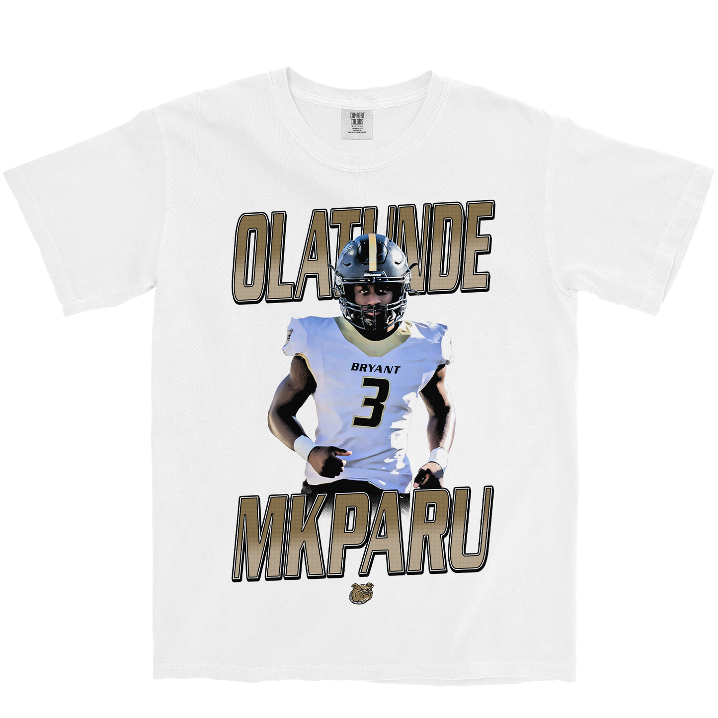 OLATUNDE MKPARU VINTAGE WHITE TEE