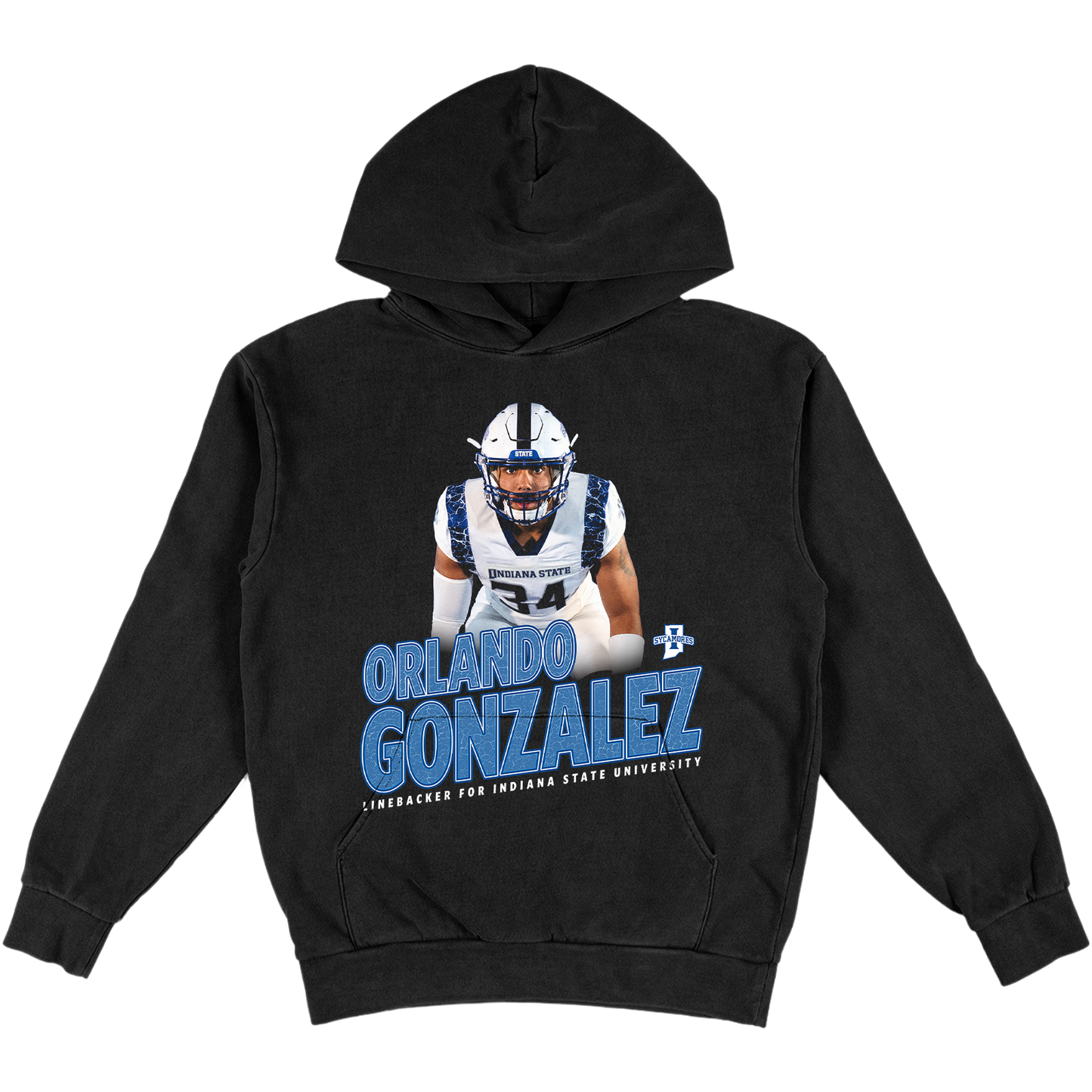 ORLANDO GONZALEZ HEAVYWEIGHT BLACK HOODIE
