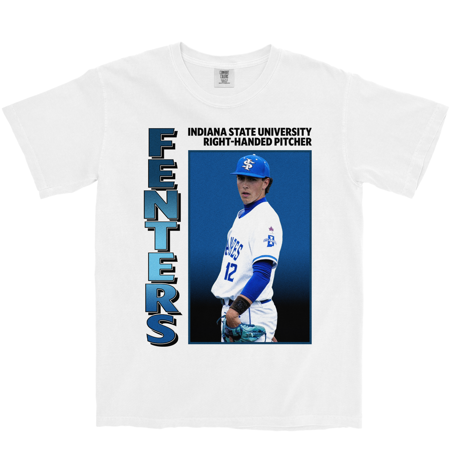 TREVOR FENTERS RETRO WHITE TEE
