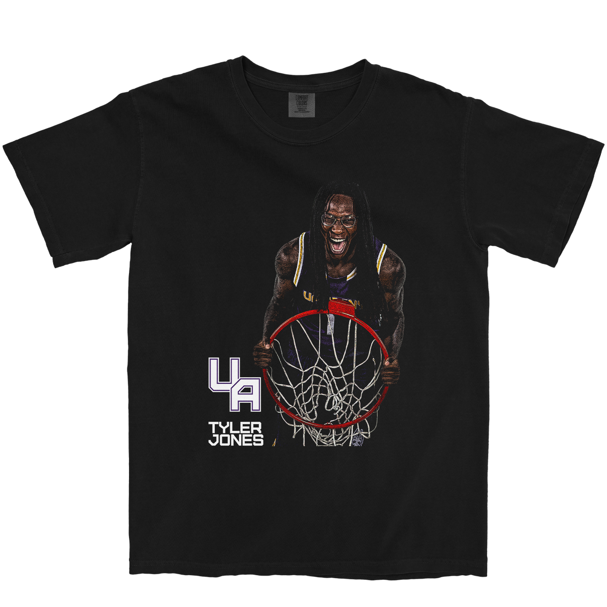 TYLER JONES VINTAGE BLACK TEE
