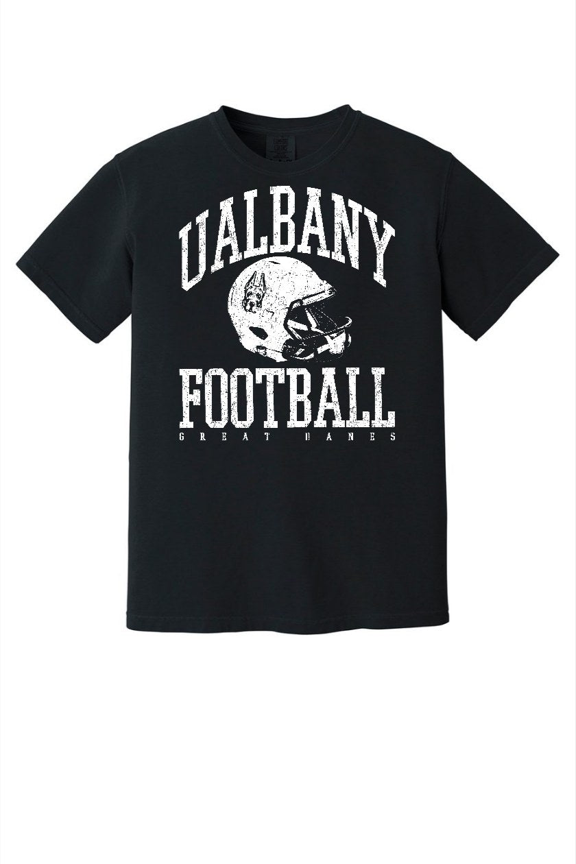 UALBANY FOOTBALL 'GREAT DANES' BLACK T-SHIRT