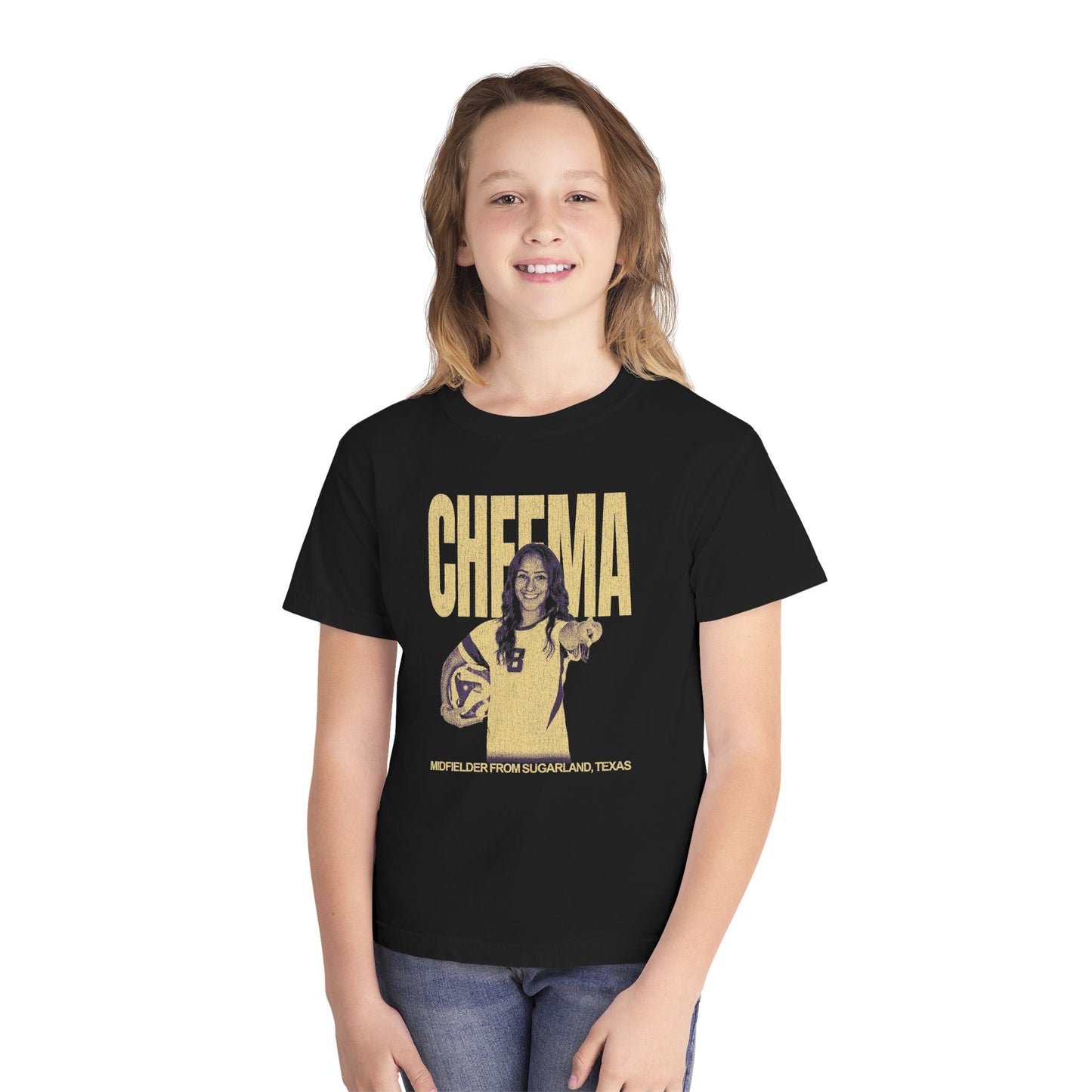 ANALISSE CHEEMA VINTAGE YOUTH BLACK TEE