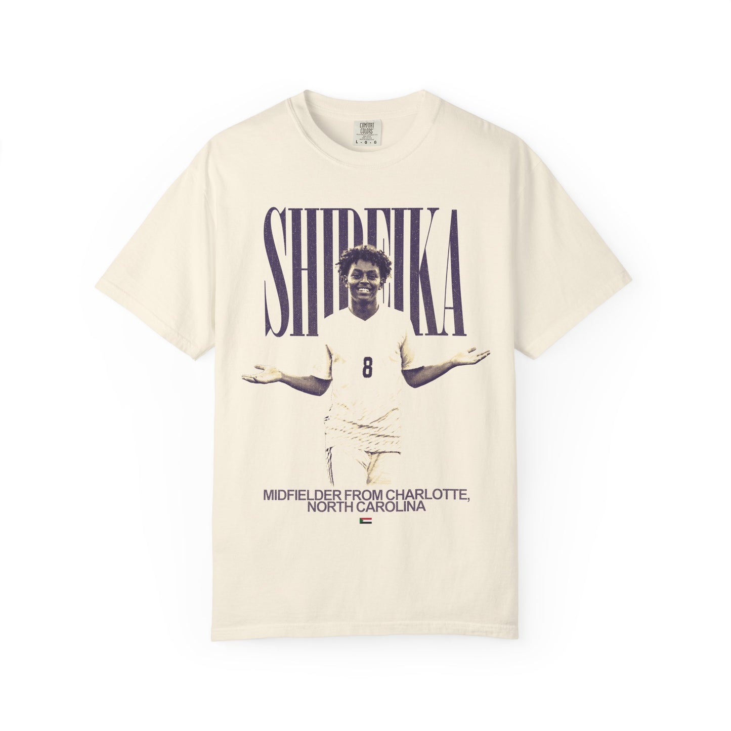 AMRO SHIBEIKA VINTAGE IVORY TEE
