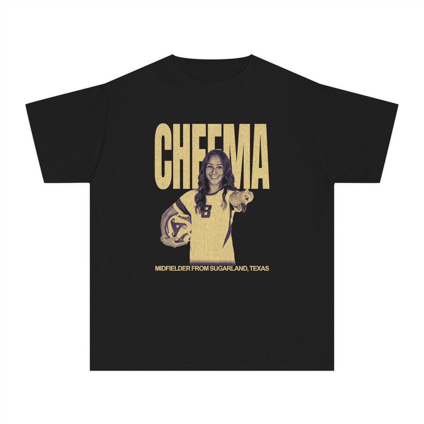 ANALISSE CHEEMA VINTAGE YOUTH BLACK TEE
