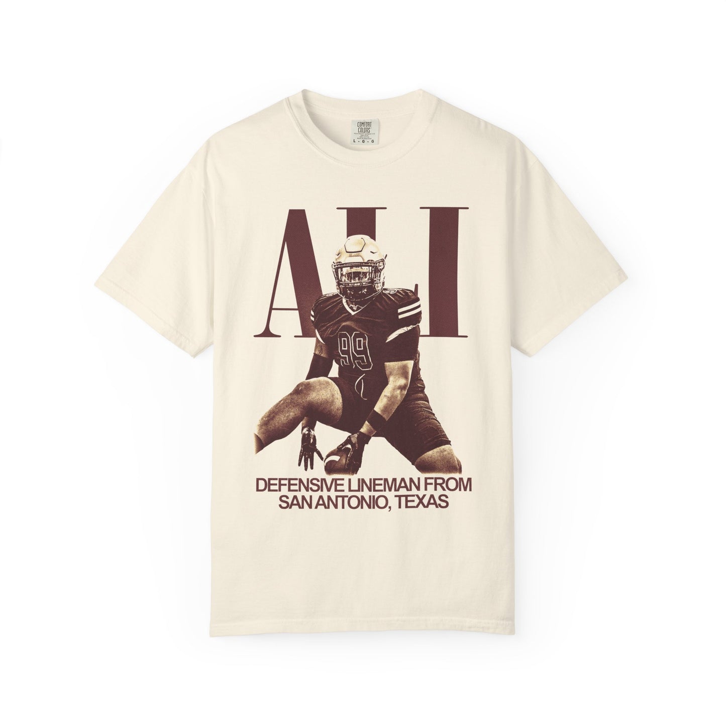 JUSSIAH ALI VINTAGE IVORY TEE