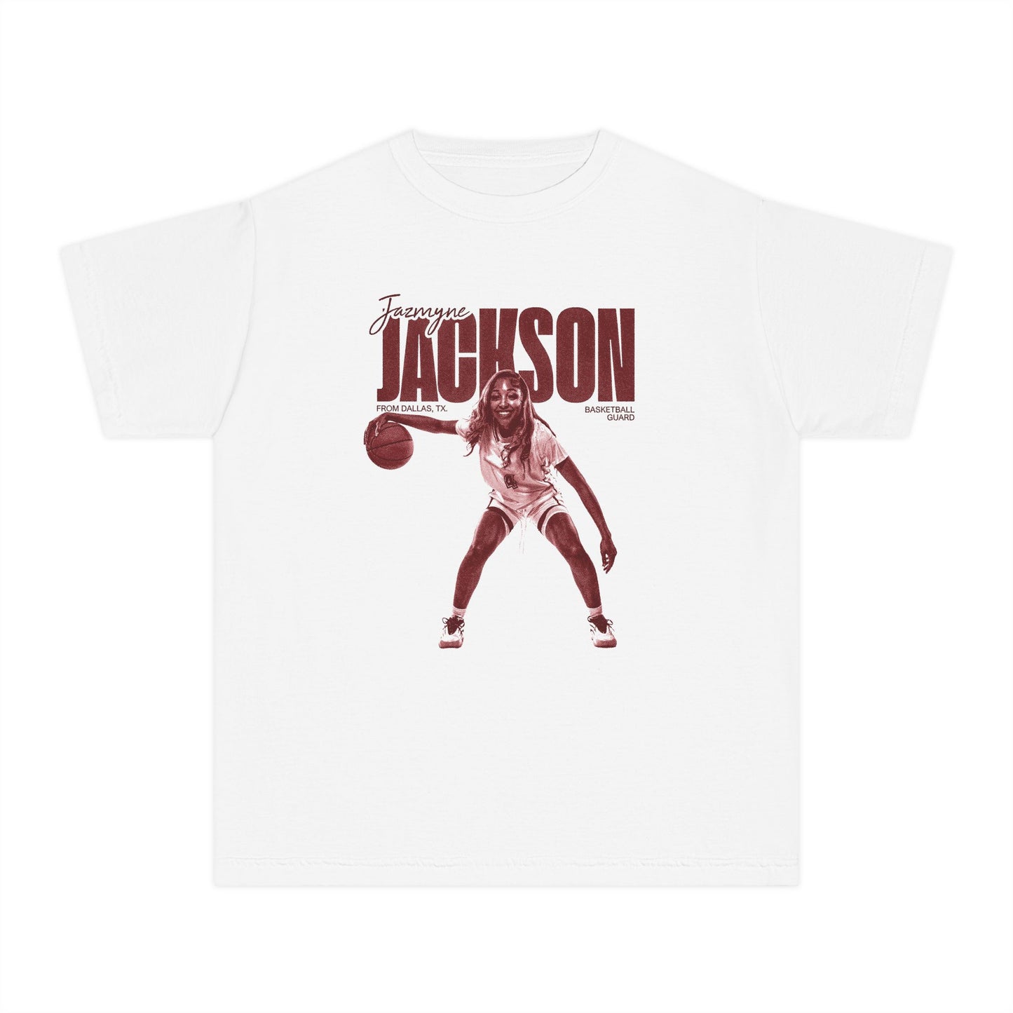 JAZMYNE JACKSON VINTAGE WHITE YOUTH TEE