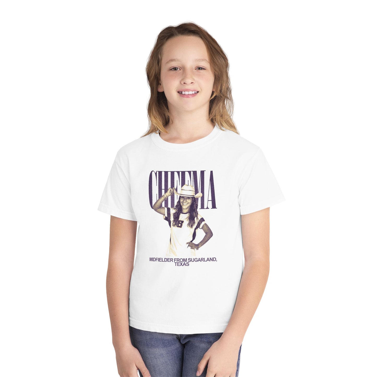 ANALISSE CHEEMA YOUTH VINTAGE WHITE TEE