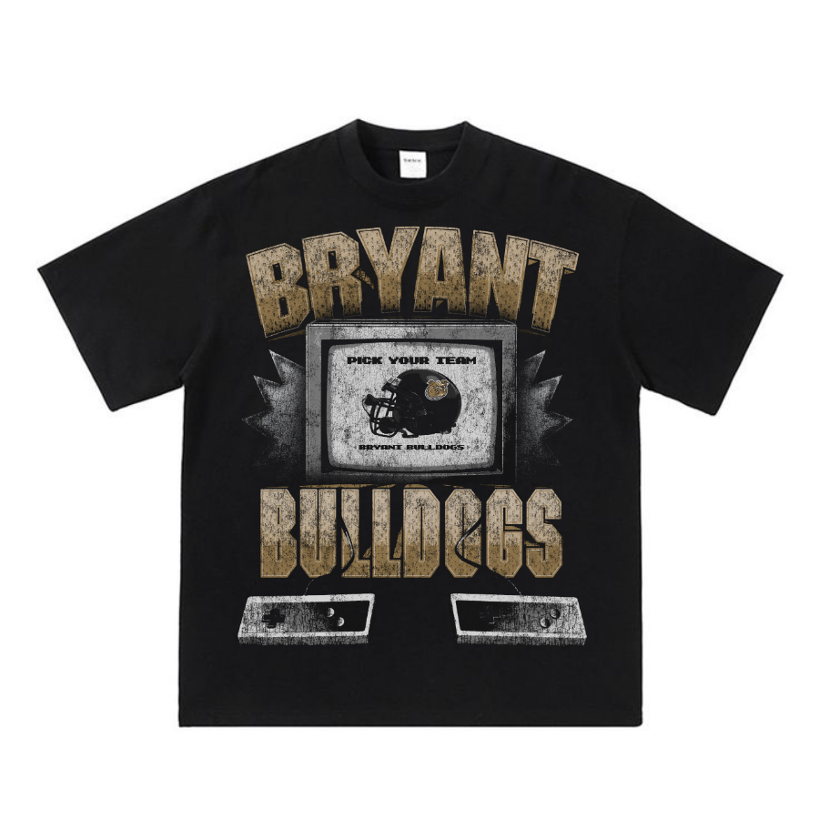 BRYANT BULLDOGS FOOTBALL RETRO GAME HEAVYWEIGHT T-SHIRT