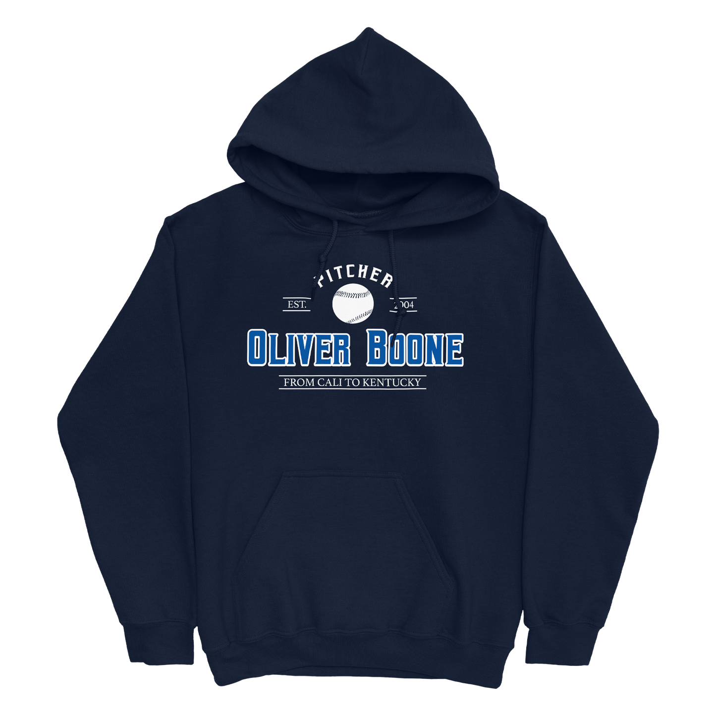 OLIVER BOONE CALI TO KENTUCKY NAVY HOODIE