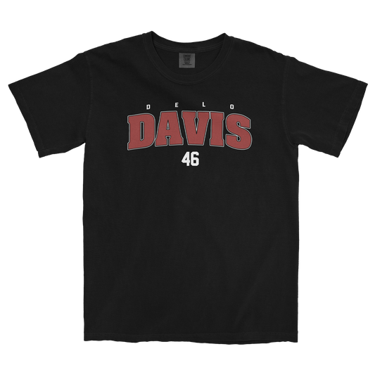 DELO DAVIS VINTAGE BLACK TEE