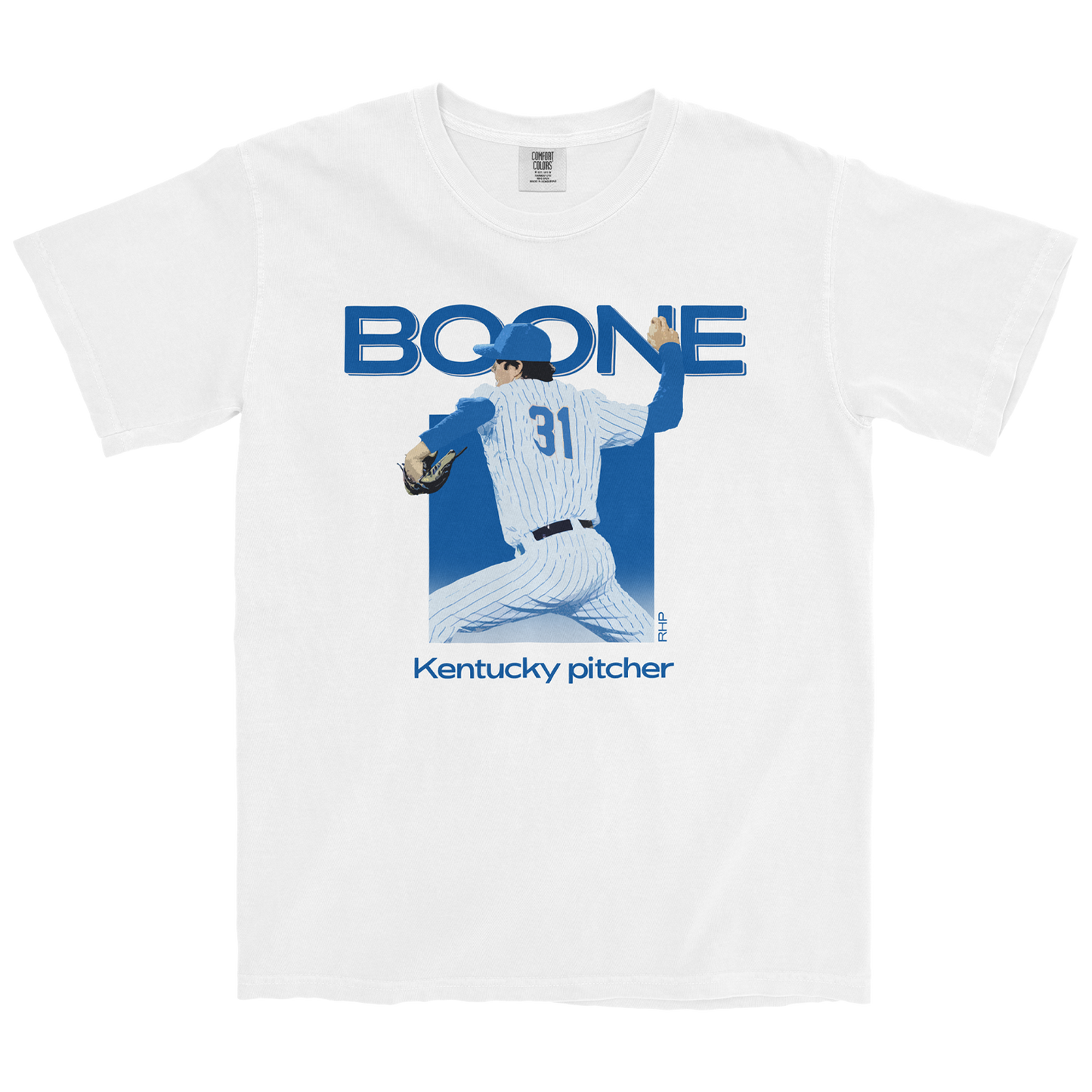 OLIVER BOONE CARTOON WHITE TEE