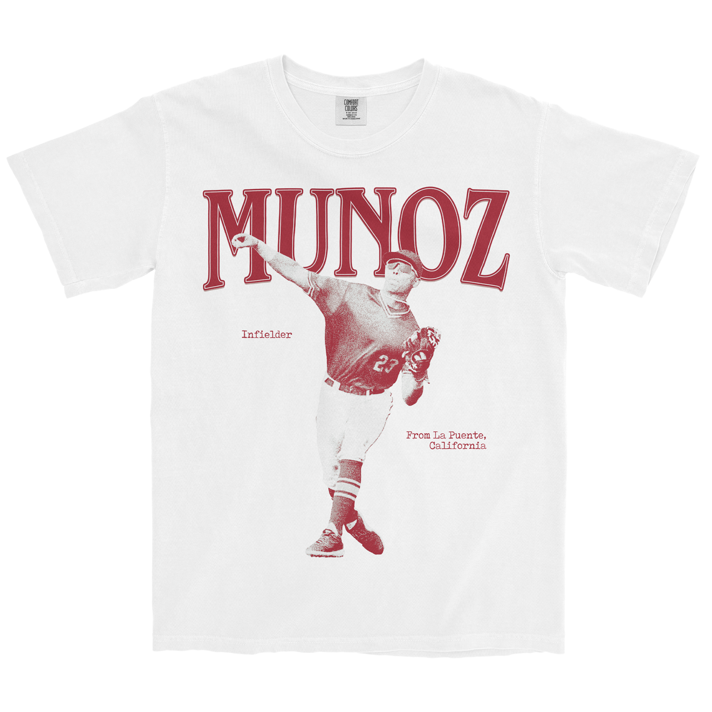 DEVIN MUNOZ VINTAGE WHITE TEE