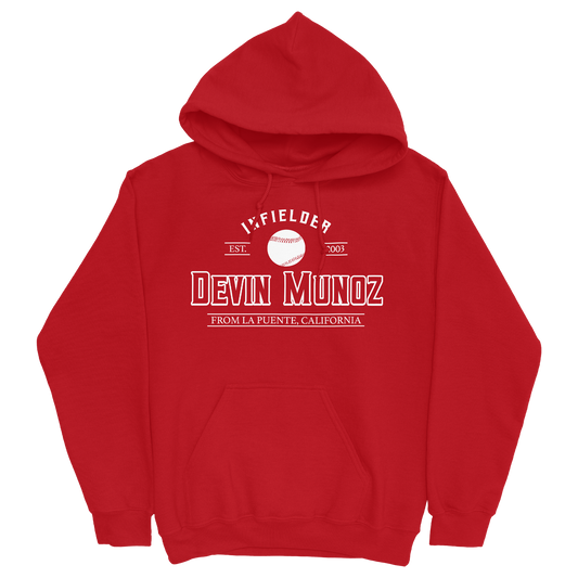 DEVIN MUNOZ CLASSIC RED HOODIE