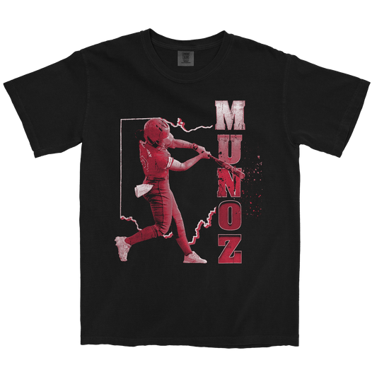 DAINA MUNOZ HOME RUN BLACK TEE