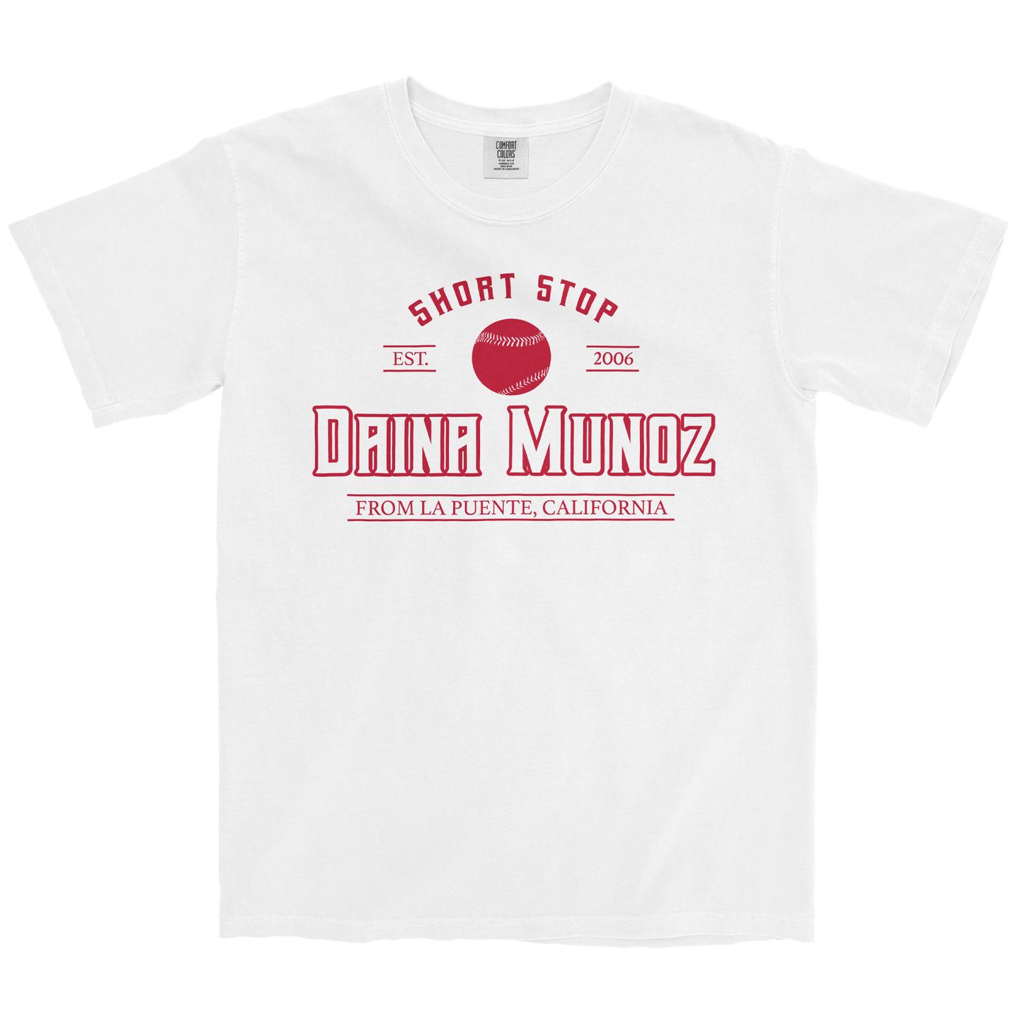 DAINA MUNOZ CLASSIC WHITE TEE