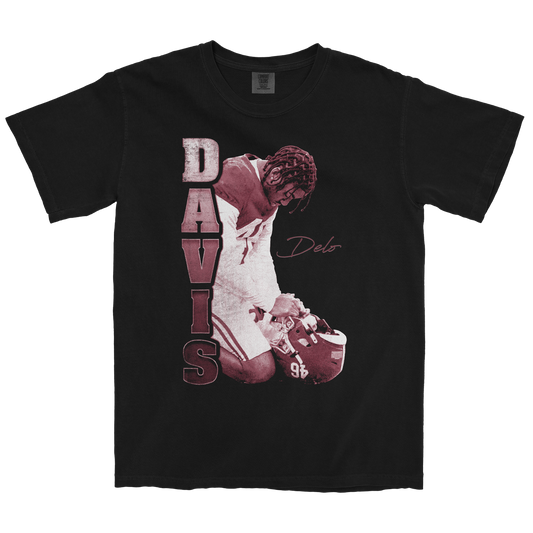 DELO DAVIS PRAYER BLACK TEE