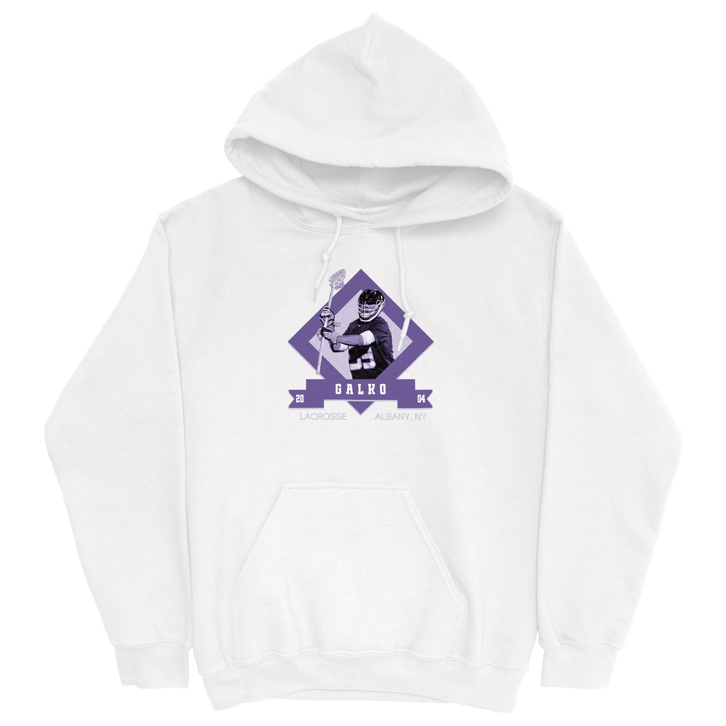 CADE GALKO CLASSIC WHITE HOODIE