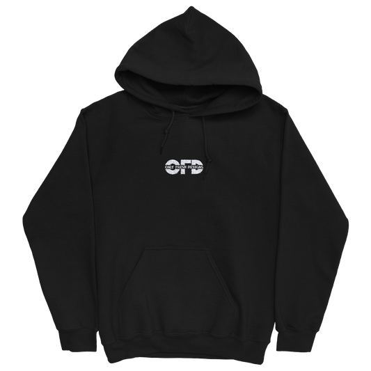 ONLY FRESH DESIGNS EMBROIDERED BLACK HOODIE