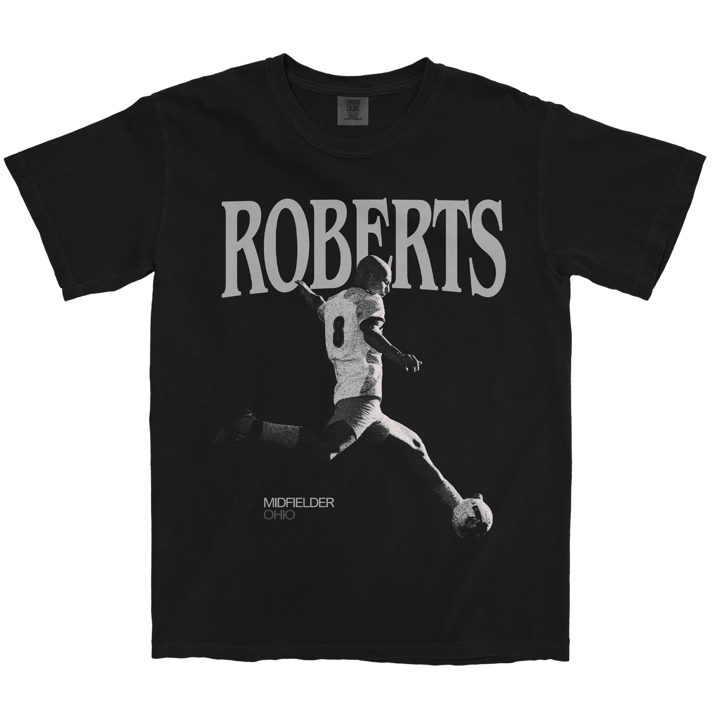 ANDRE ROBERTS "#8" BLACK VINTAGE TEE