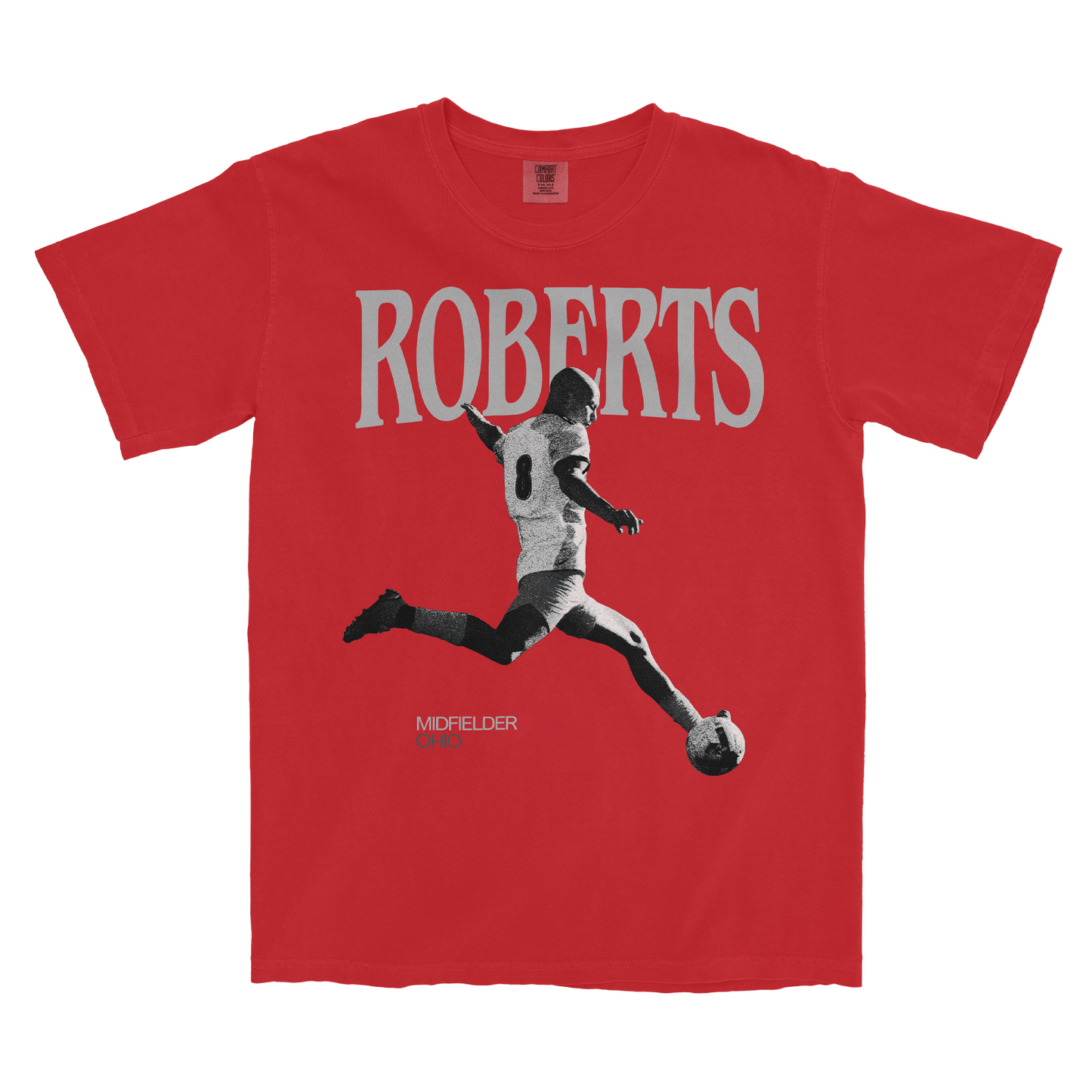 ANDRE ROBERTS "#8" RED VINTAGE TEE