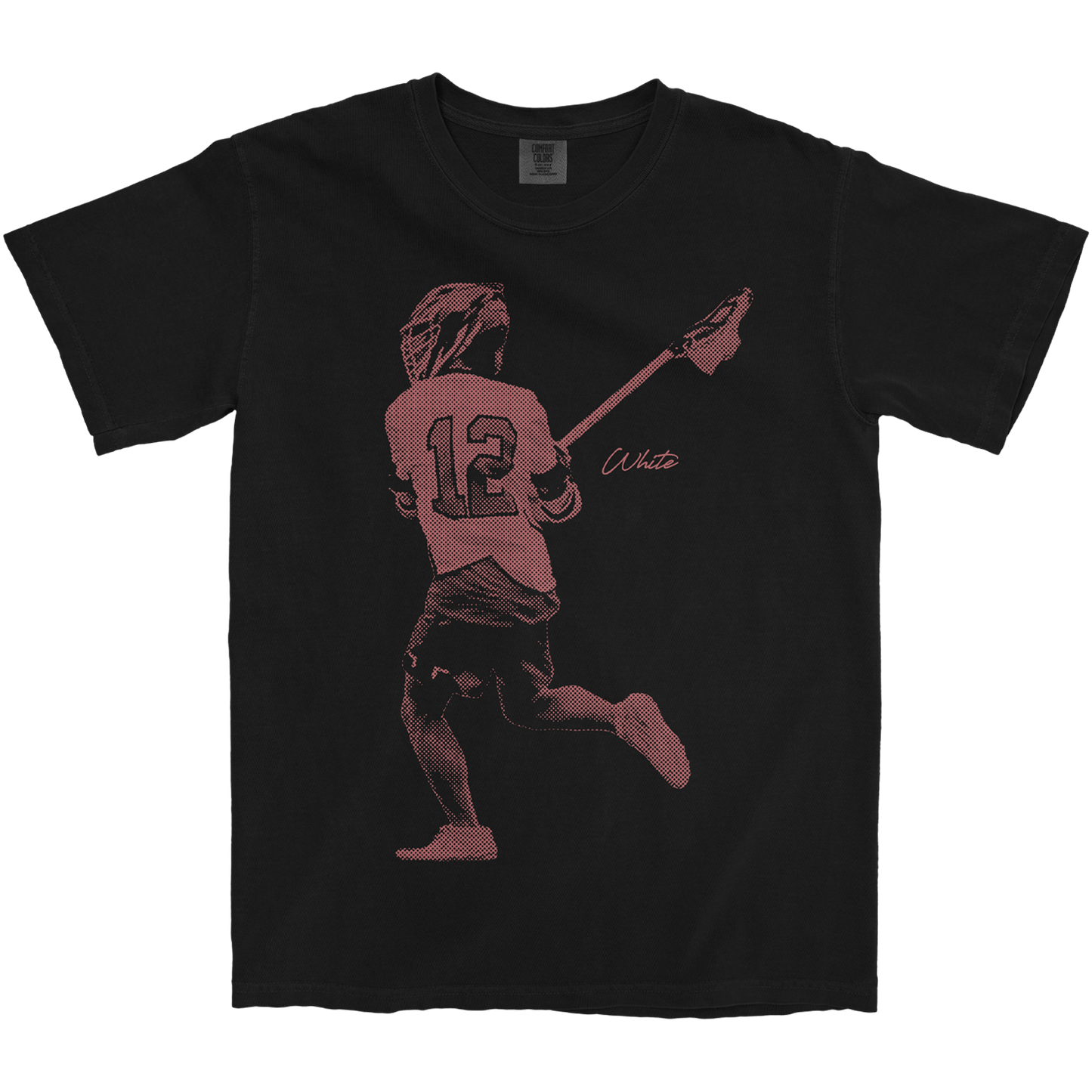 ZACH WHITE "12" VINTAGE BLACK TEE