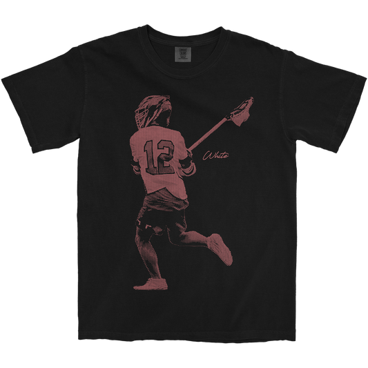 ZACH WHITE "12" VINTAGE BLACK TEE