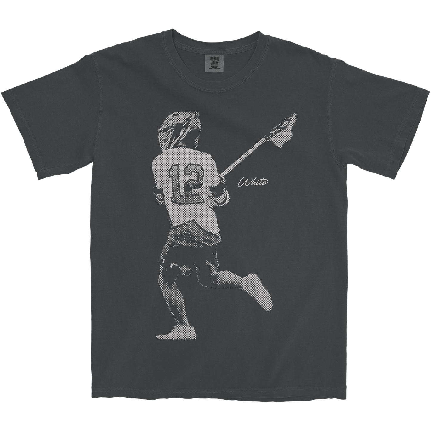 ZACH WHITE "12" VINTAGE GRAPHITE TEE