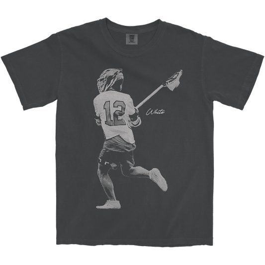 ZACH WHITE "12" VINTAGE GRAPHITE TEE