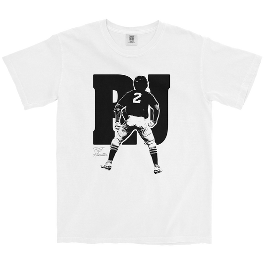 RJ HAMILTON "2" WHITE TEE