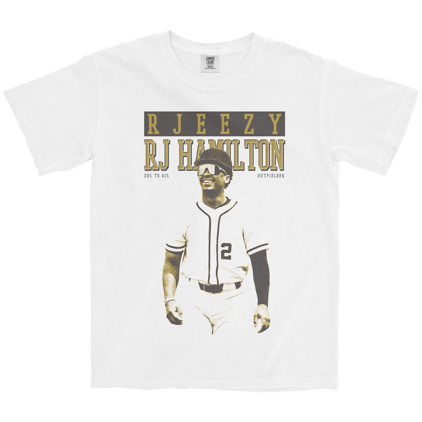 RJ HAMILTON RJEEZY WHITE TEE