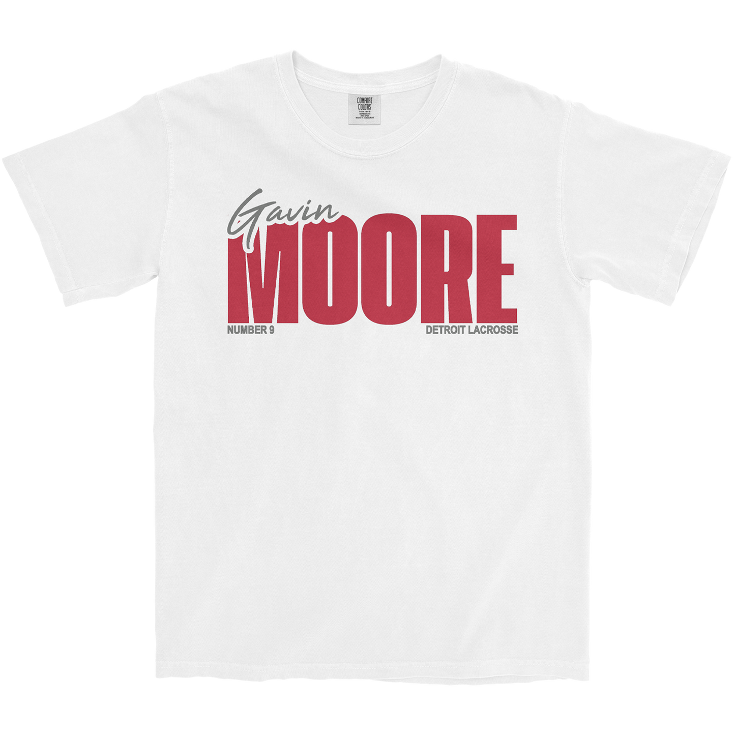 GAVIN MOORE WHITE TEE