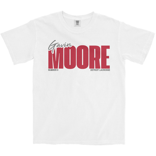 GAVIN MOORE WHITE TEE