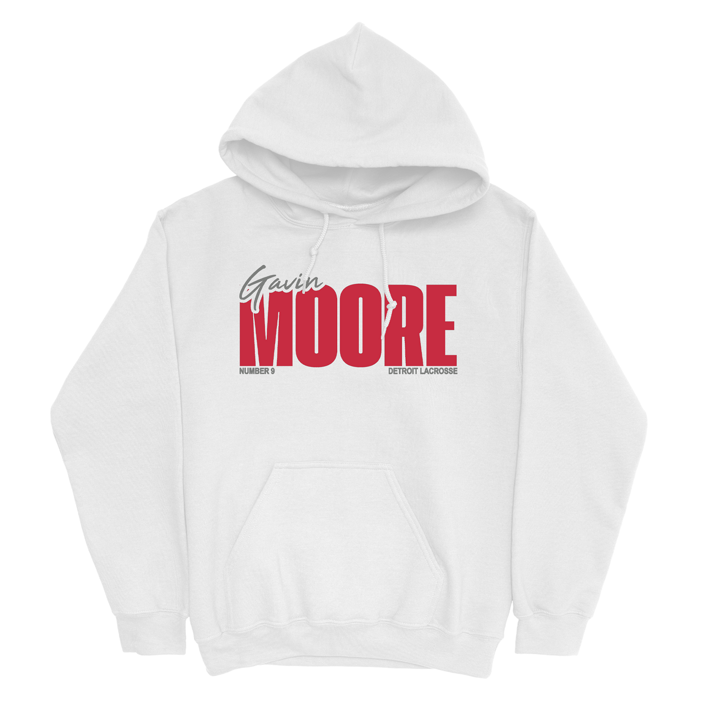 GAVIN MOORE WHITE HOODIE