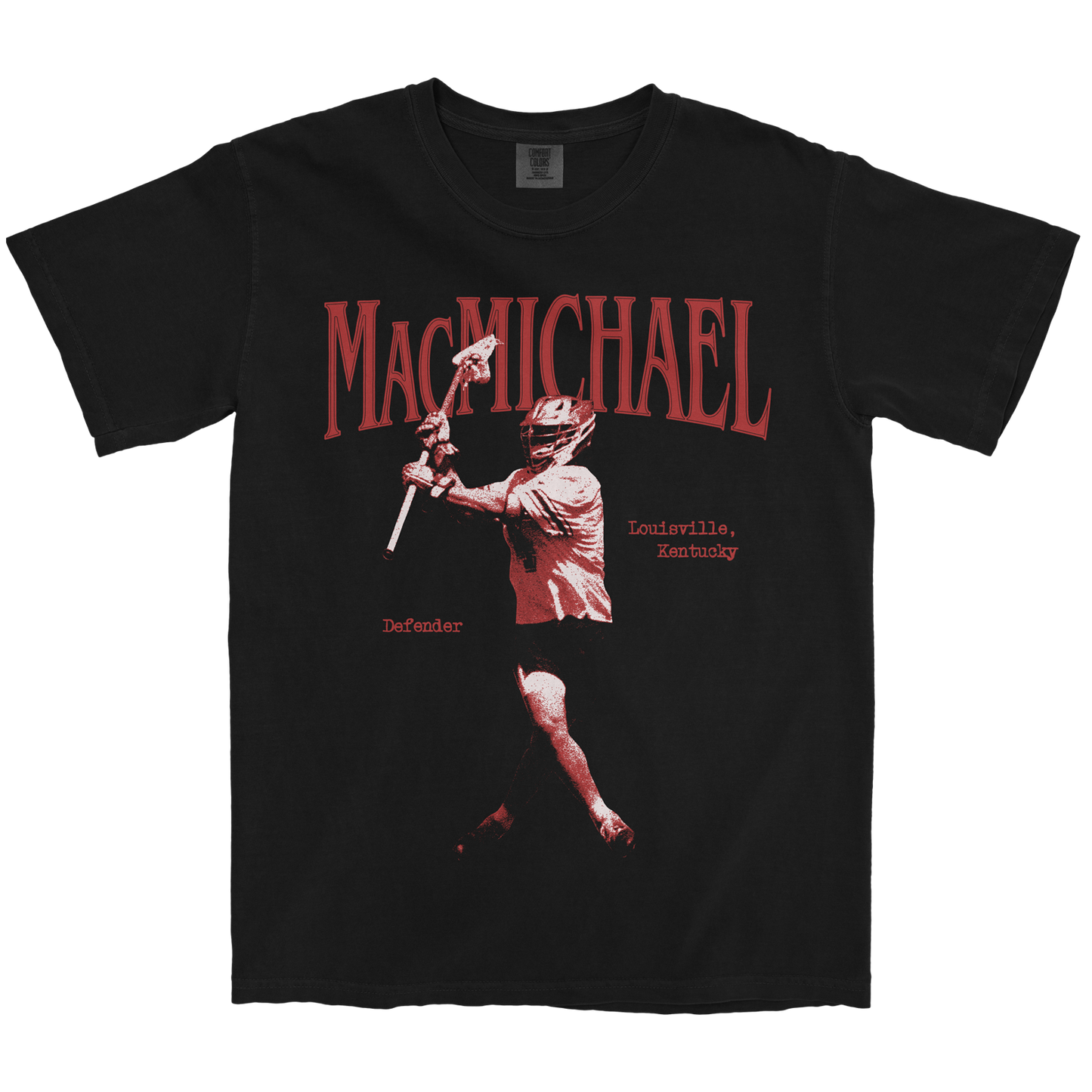 ROBERT MACMICHAEL VINTAGE BLACK TEE