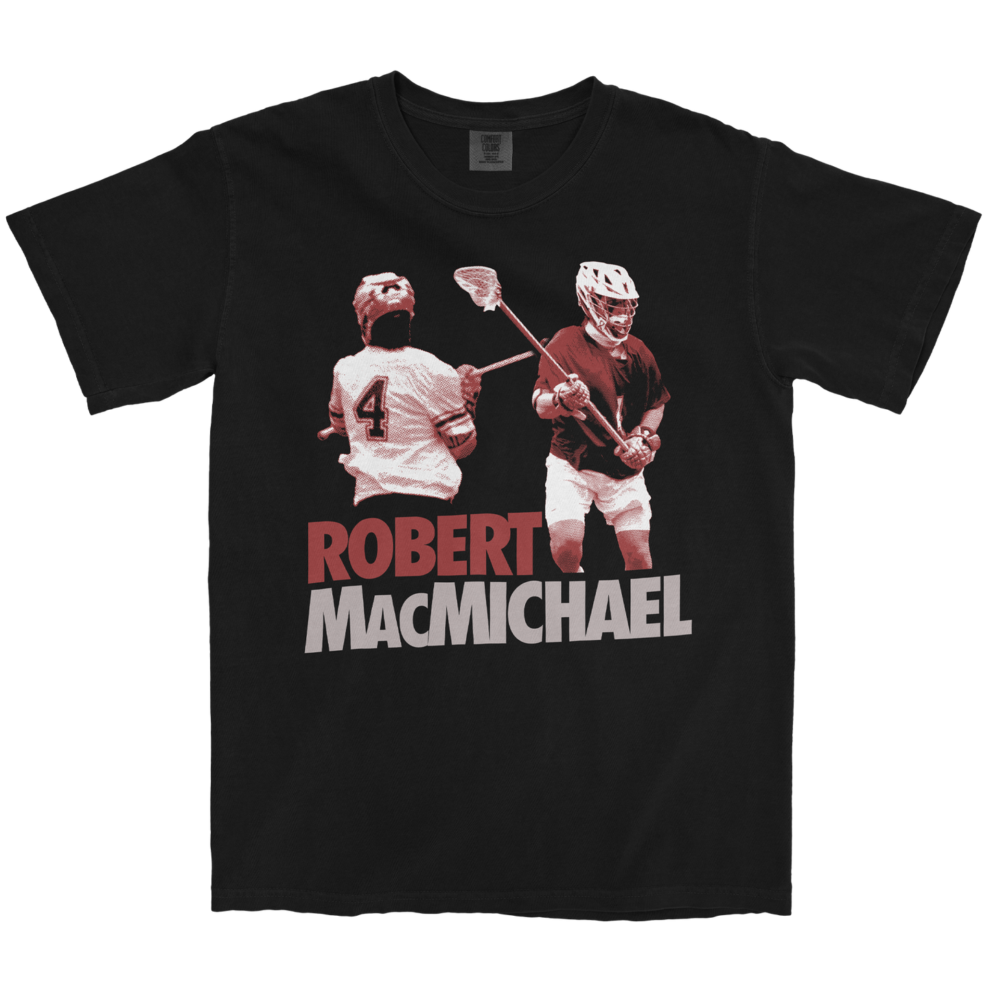 ROBERT MACMICHAEL CLASSIC BLACK TEE