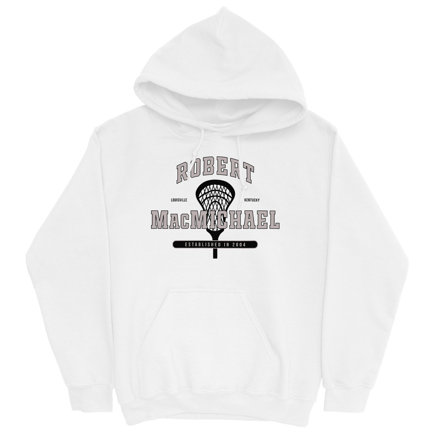 ROBERT MACMICHAEL WHITE HOODIE