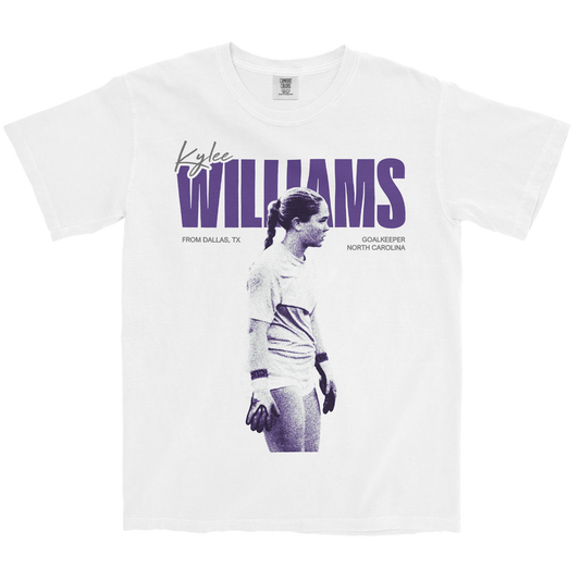 KYLEE WILLIAMS GRAPHIC WHITE TEE