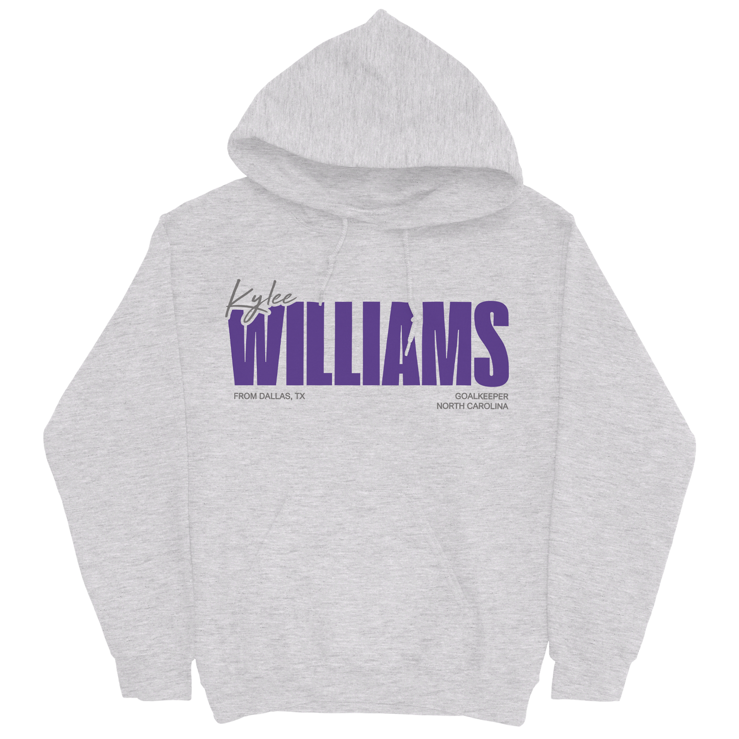 KYLEE WILLIAMS ASH GREY HOODIE