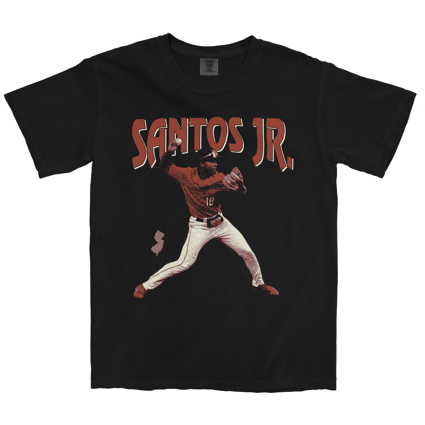 PABLO SANTOS JR. GRAPHIC BLACK TEE